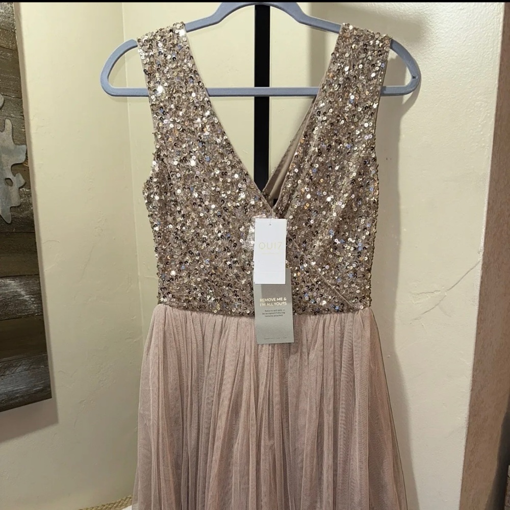 Quiz | Tulle Wrap Skater Dress